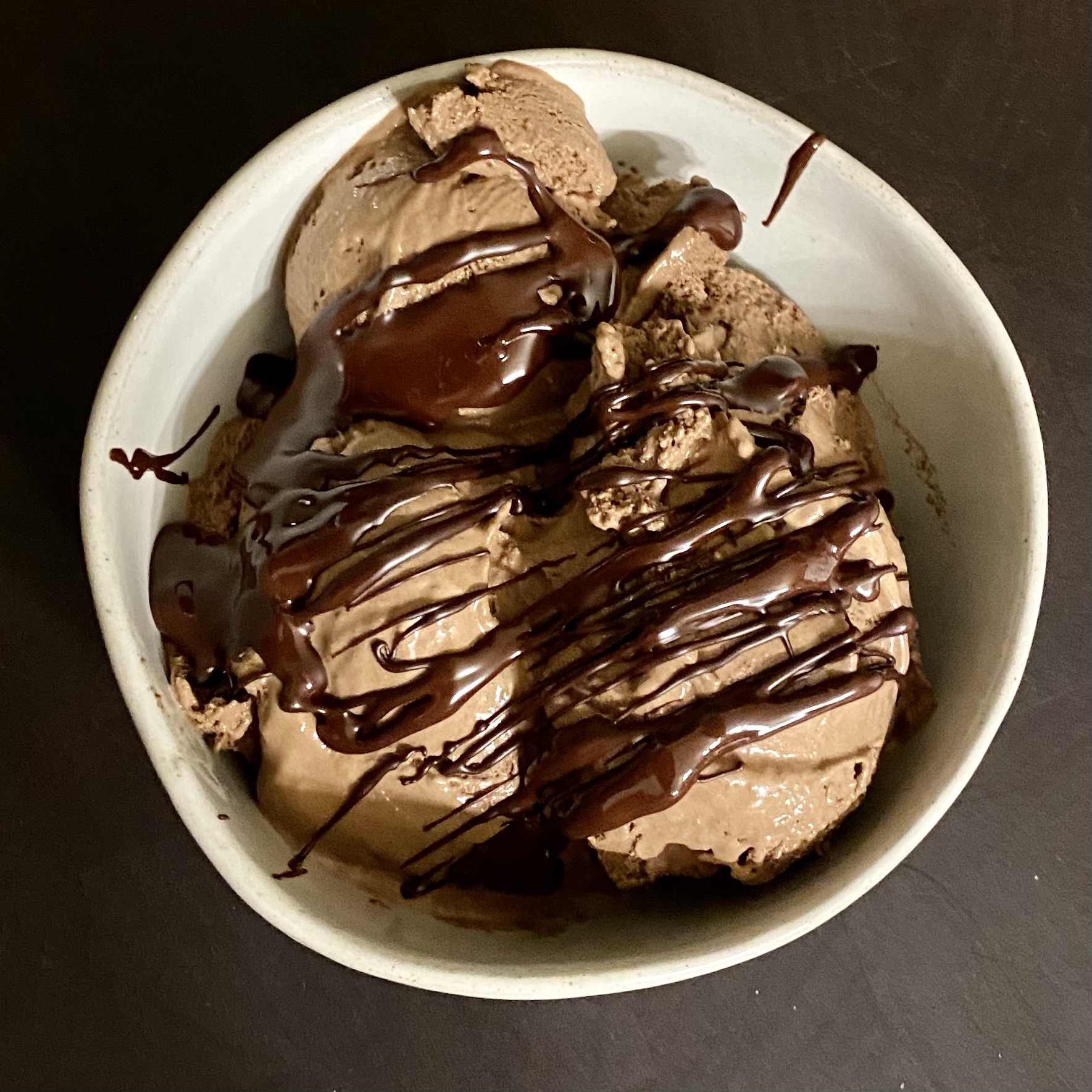 Dark Chocolate Coconut Ice Cream (Keto & Paleo)