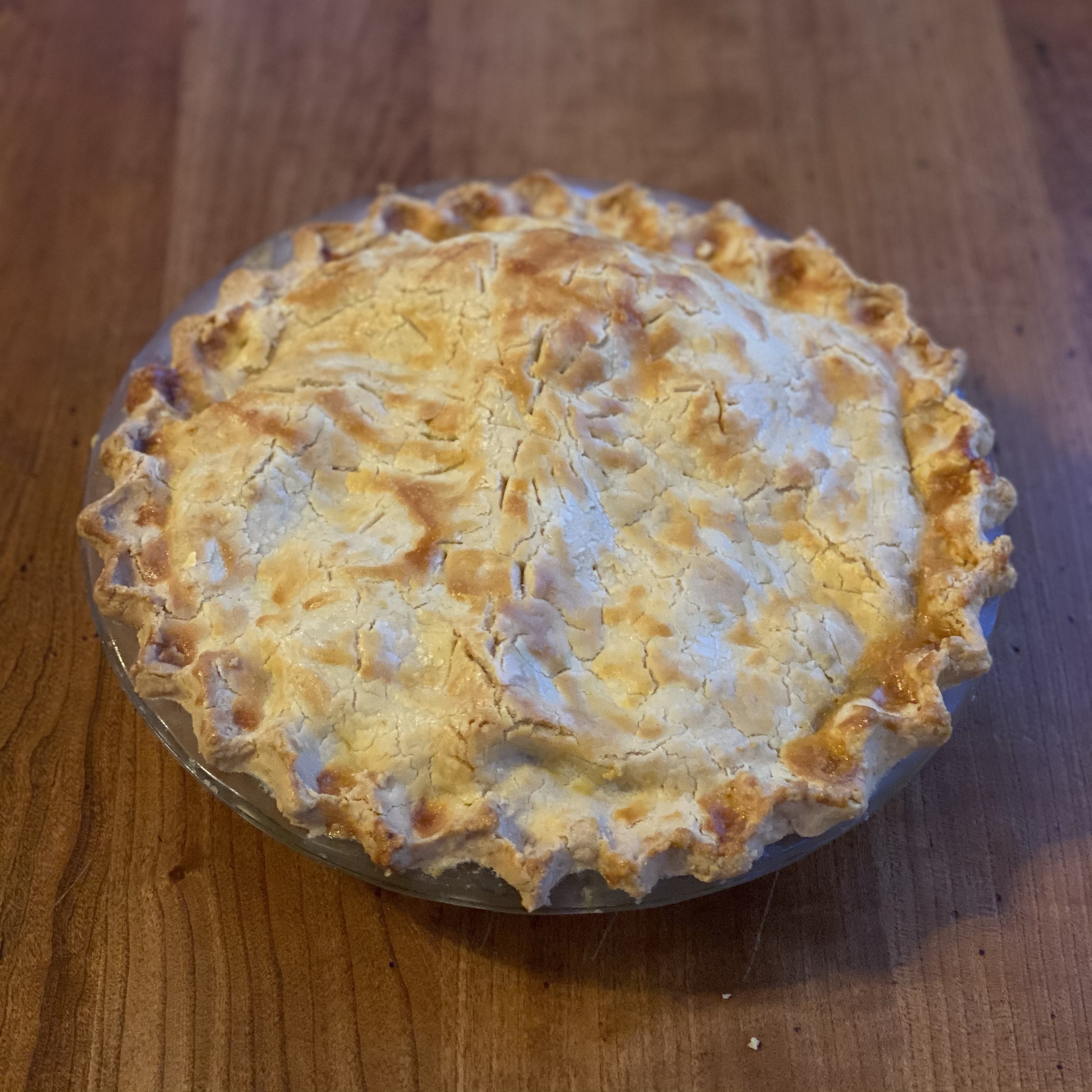 Apple Pie with Cassava Crust (Paleo options, No Sugar)